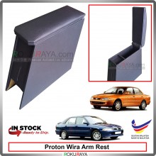 Proton Wira 4' Plywood PVC Armrest Center Console Box (Black)